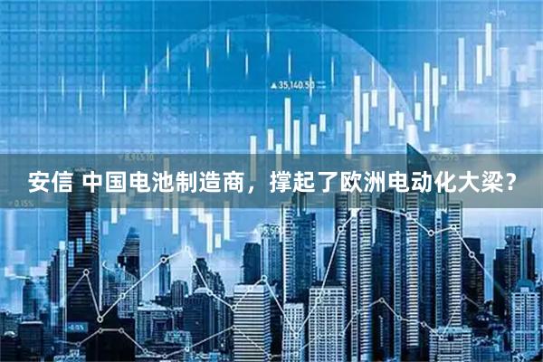 安信 中国电池制造商，撑起了欧洲电动化大梁？
