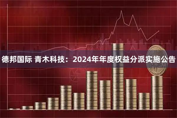 德邦国际 青木科技：2024年年度权益分派实施公告