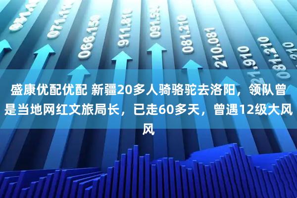 盛康优配优配 新疆20多人骑骆驼去洛阳，领队曾是当地网红文旅局长，已走60多天，曾遇12级大风